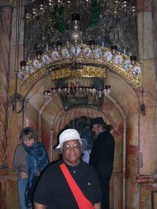 Entré du Tombeau du Christ à JERUSALEM
